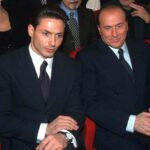 Pier Silvio e Silvio Berlusconi (2001)