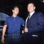 Pier Silvio e Silvio Berlusconi (1993)