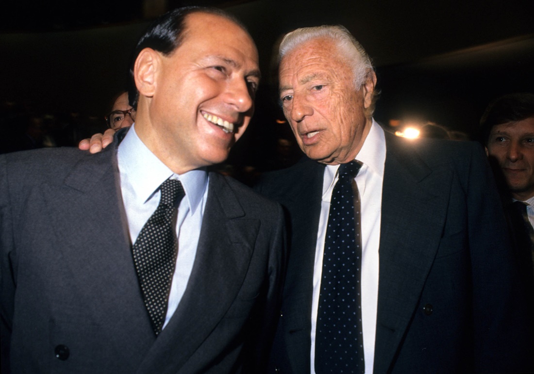 Silvio Berlusconi, Gianni Agnelli (1993)