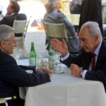 Jean Claude Trichet e Shimon Peres