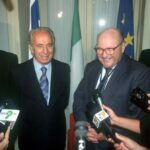 Shimon Peres e Renato Ruggiero