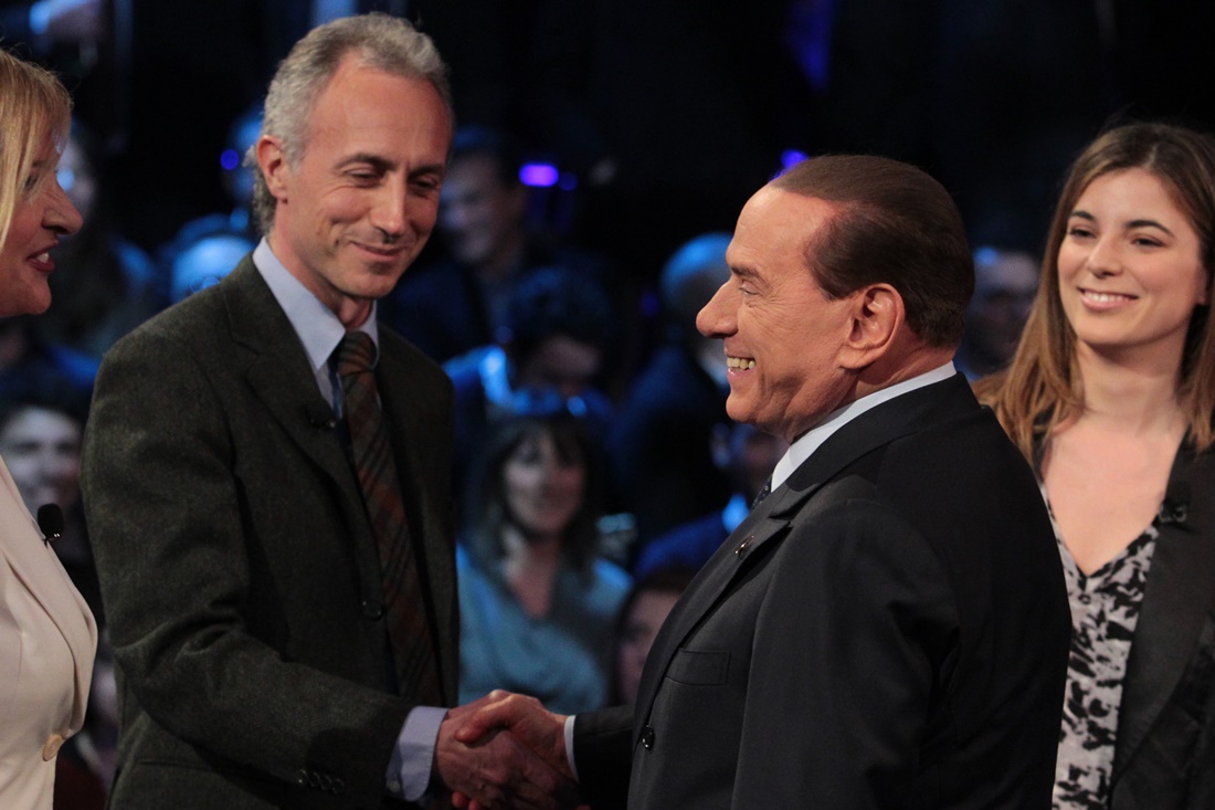 Marco Travaglio, Silvio Berlusconi (2013)