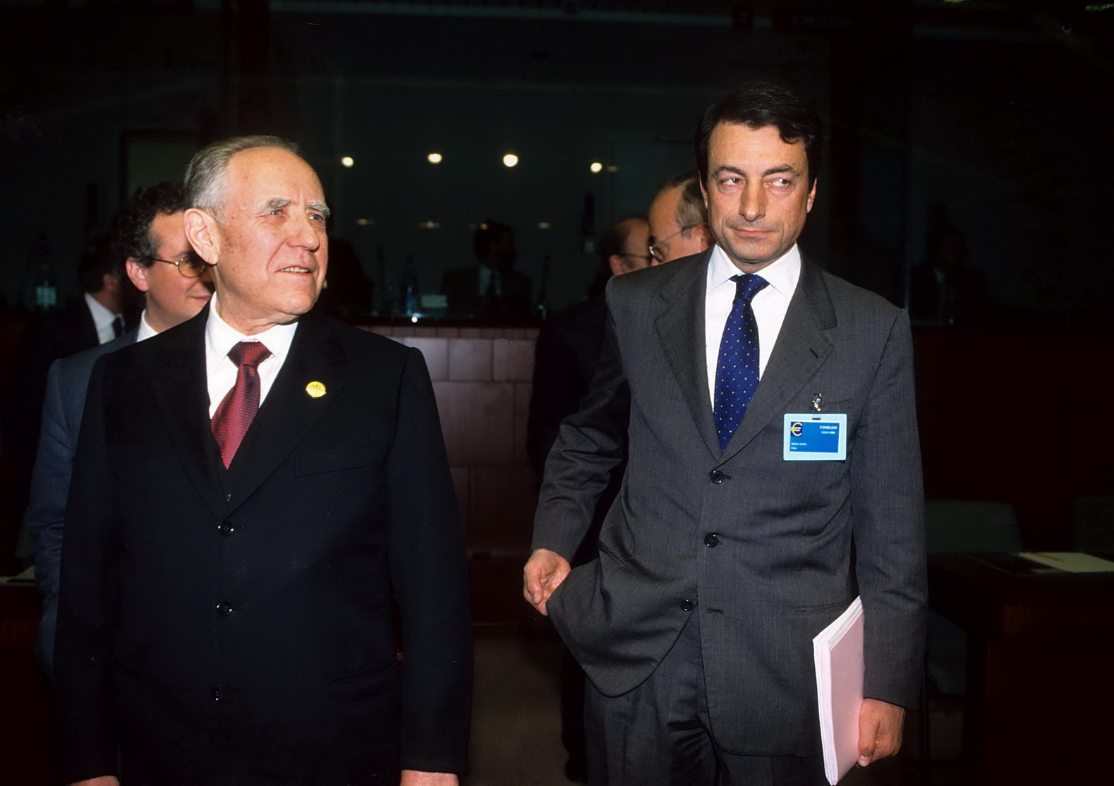 Carlo Azeglio Ciampi, Mario Draghi (1990)