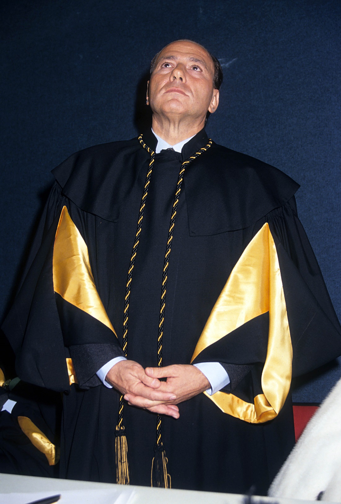Silvio Berlusconi riceve la laurea honoris causa in ingegneria a Cosenza (1991)