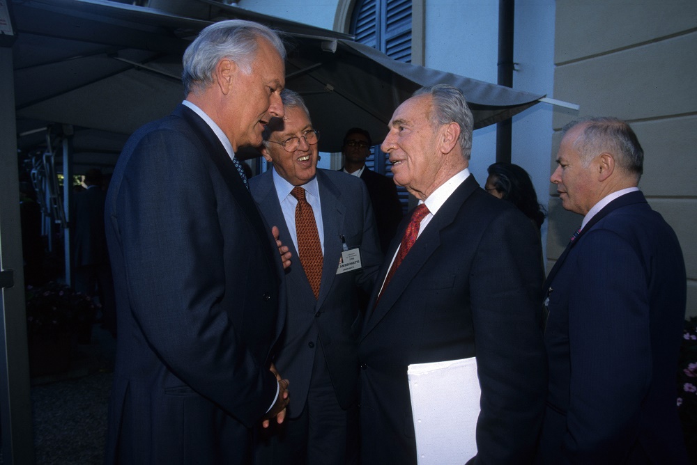 Paolo Fresco e Shimon Peres