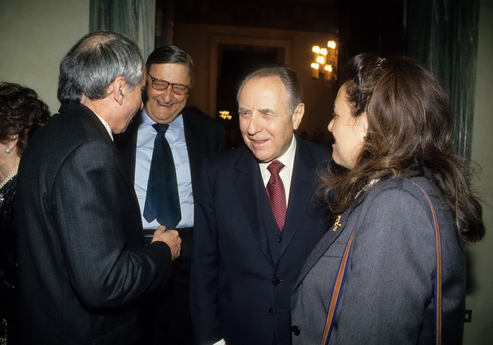 Giuliano Amato, Nino Andreatta, Carlo Azeglio Ciampi, Fiorella Kostoris Padoa Schioppa (1989)