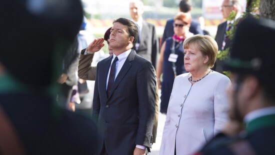 germania Matteo Renzi e Angela Merkel