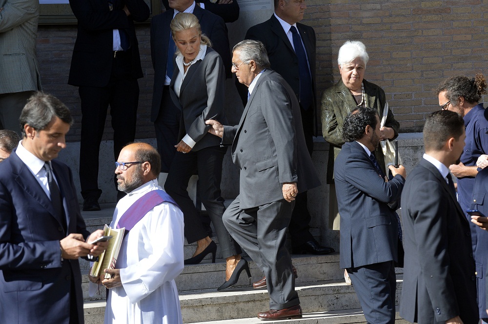 Carlo De Benedetti e Silvia Monti