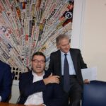 Simone Baldelli, Giancarlo Giorgetti e Fabrizio Cicchitto