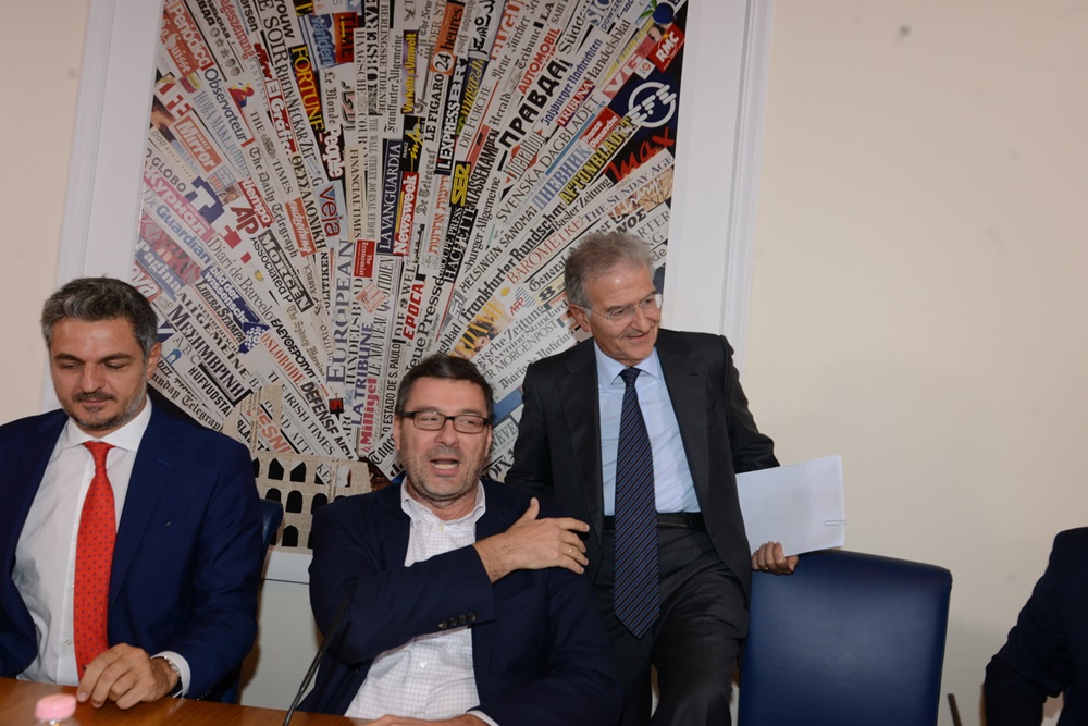 Simone Baldelli, Giancarlo Giorgetti e Fabrizio Cicchitto