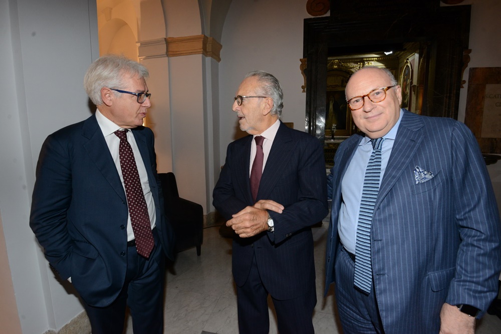 Guido Rivolta, Francesco Micheli ed Enrico Cisnetto