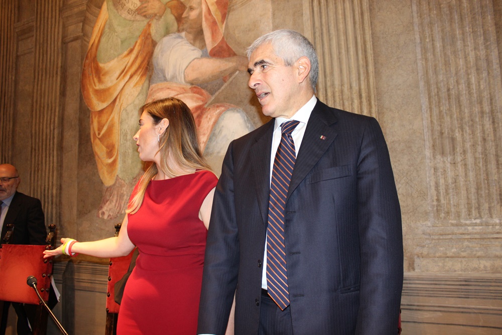 Maria Elena Boschi e Pierferdinando Casini