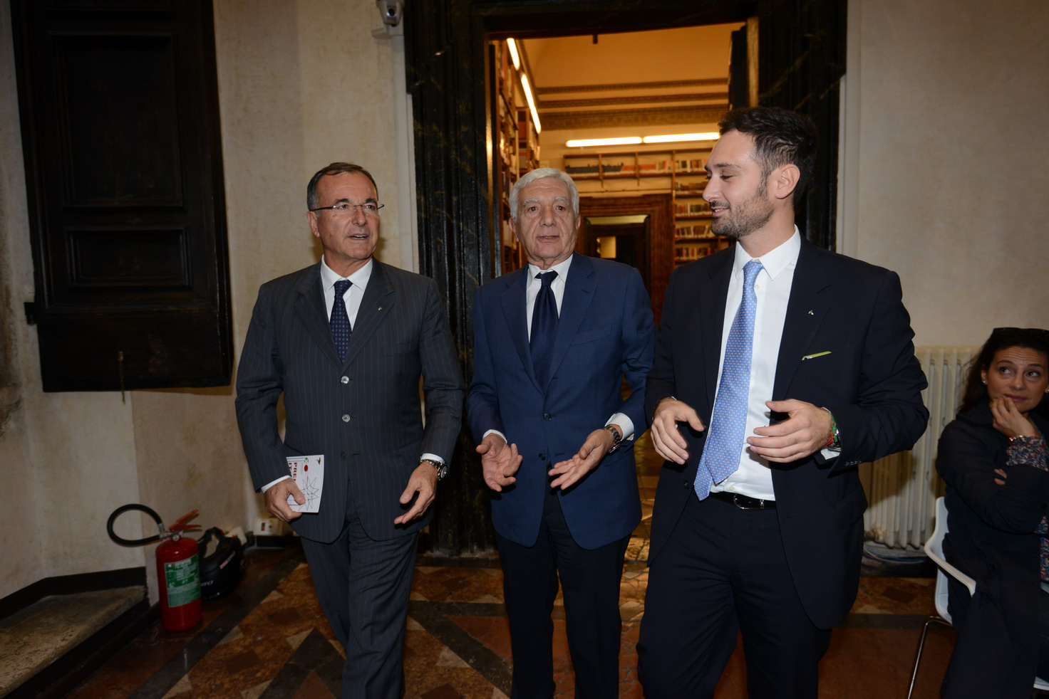 Franco Frattini, Gianni De Gennaro e Andrea Chiappetta
