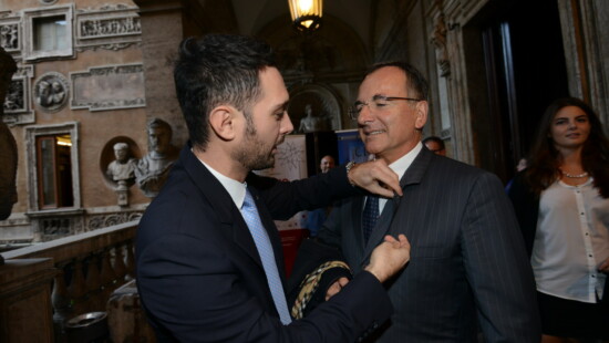 Andrea Chiappetta e Franco Frattini