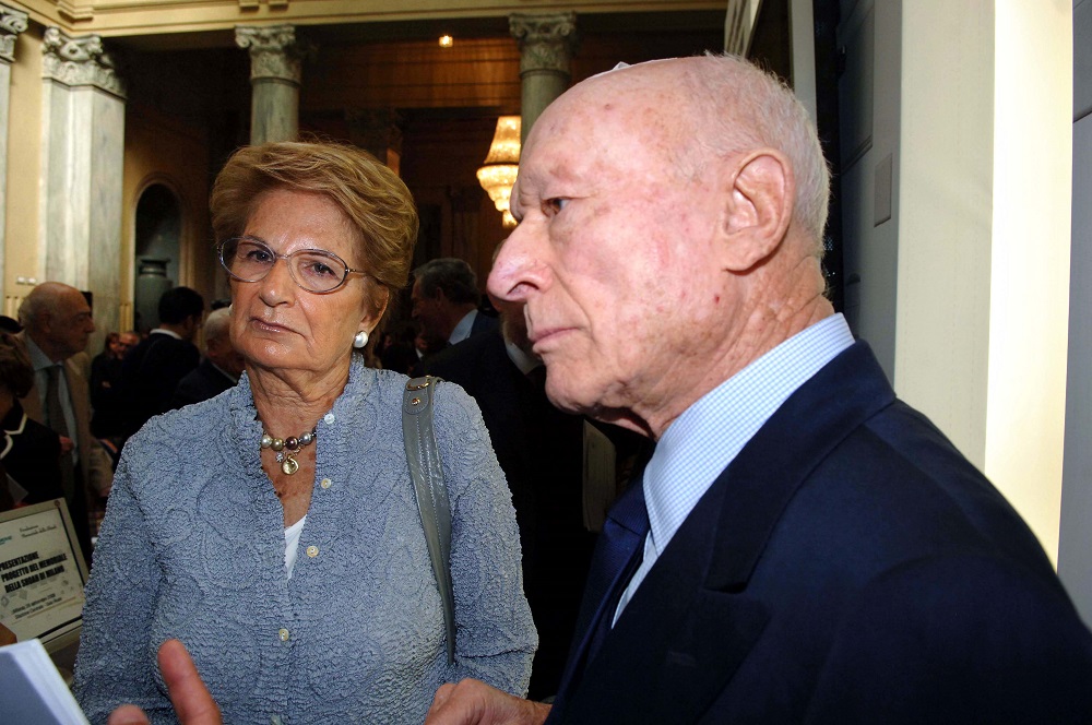 Bernardo Caprotti e Liliana Segre -2008