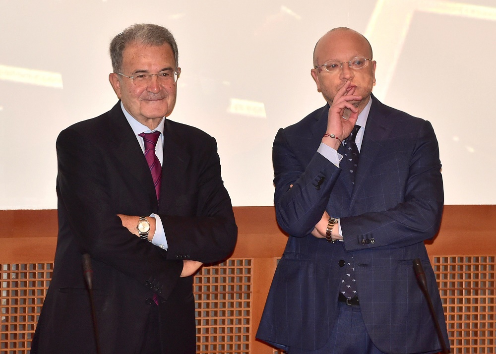 Romano Prodi e Vincenzo Boccia