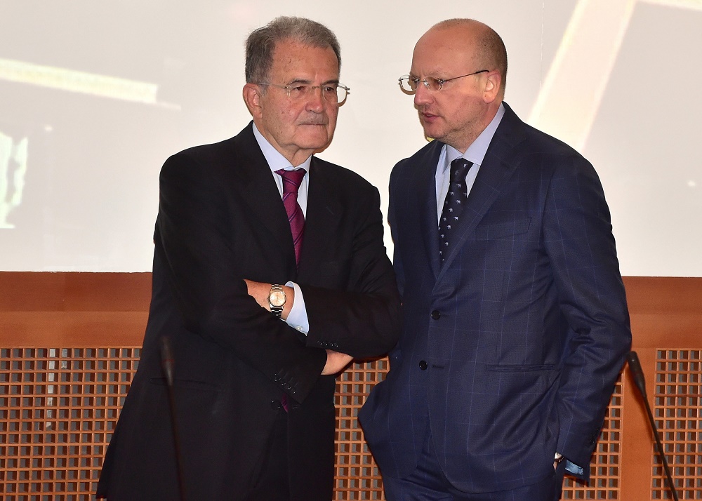 Romano Prodi e Vincenzo Boccia