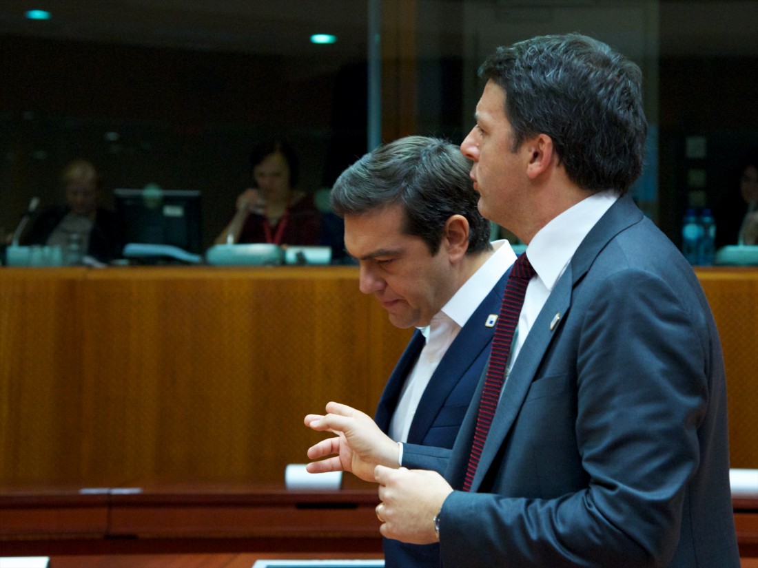 Alexis Tsipras, Matteo Renzi