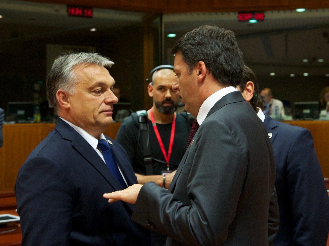 Viktor Orban, Matteo Renzi