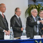 Antonio Patuelli, Ignazio Visco, Pier Carlo Padoan, Giuseppe Guzzetti