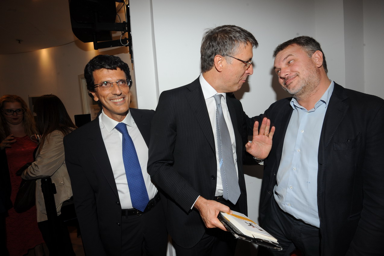 Michele Corradino, Raffaele Cantone, Lirio Abbate