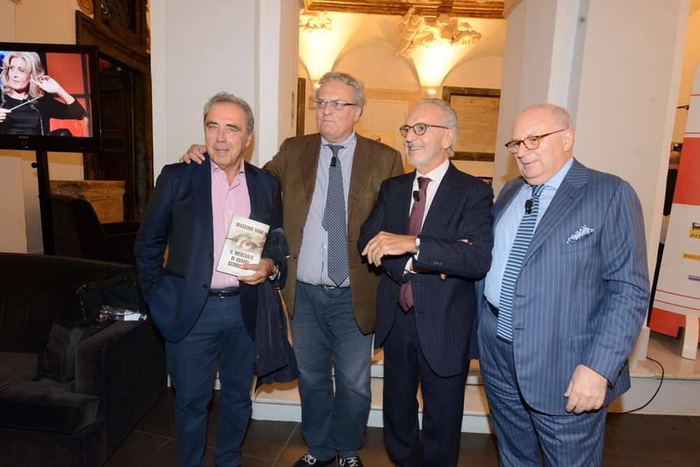 Massimo Nava, Stefano Folli, Francesco Micheli ed Enrico Cisnetto