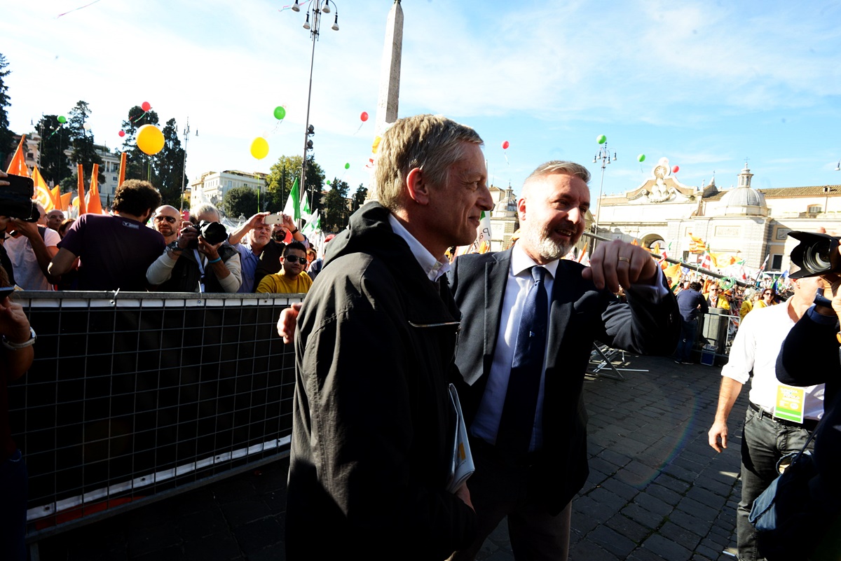 Gianni Cuperlo e Lorenzo Guerini