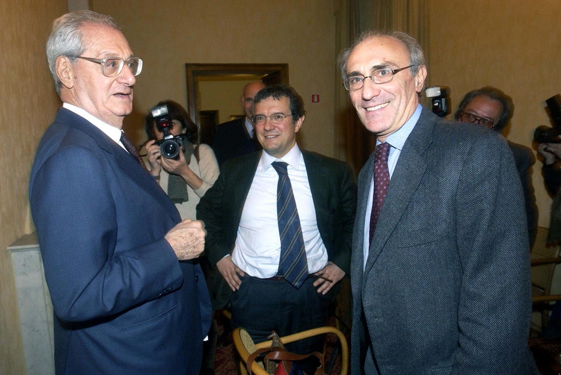 Cesare Romiti, Massimo Mucchetti, Giovanni Valentini