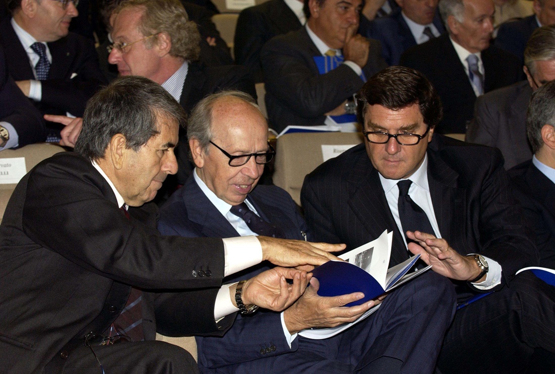 Vittorio Merloni, Lamberto Dini, Giorgio Fossa (2003)
