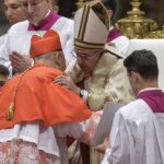 Cardinale Mario Zenari e Papa Francesco