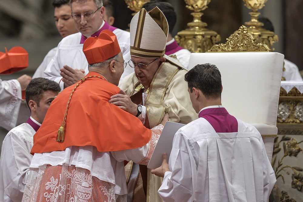 Cardinale Mario Zenari e Papa Francesco