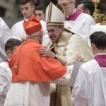 Cardinale Maurice Piat e Papa Francesco