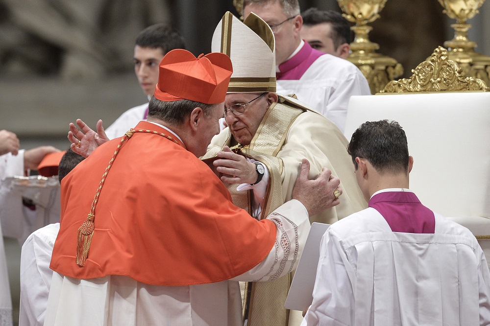 Cardinale Jospeh William Tobin e Papa Francesco