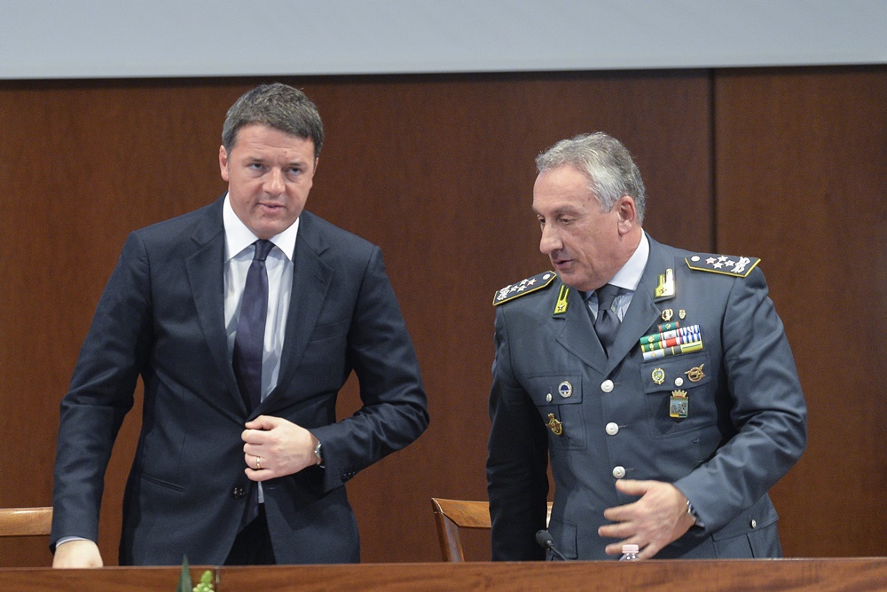 Matteo Renzi e Giorgio Toschi