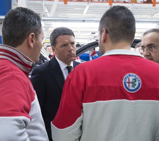 Matteo Renzi e Sergio Marchionne