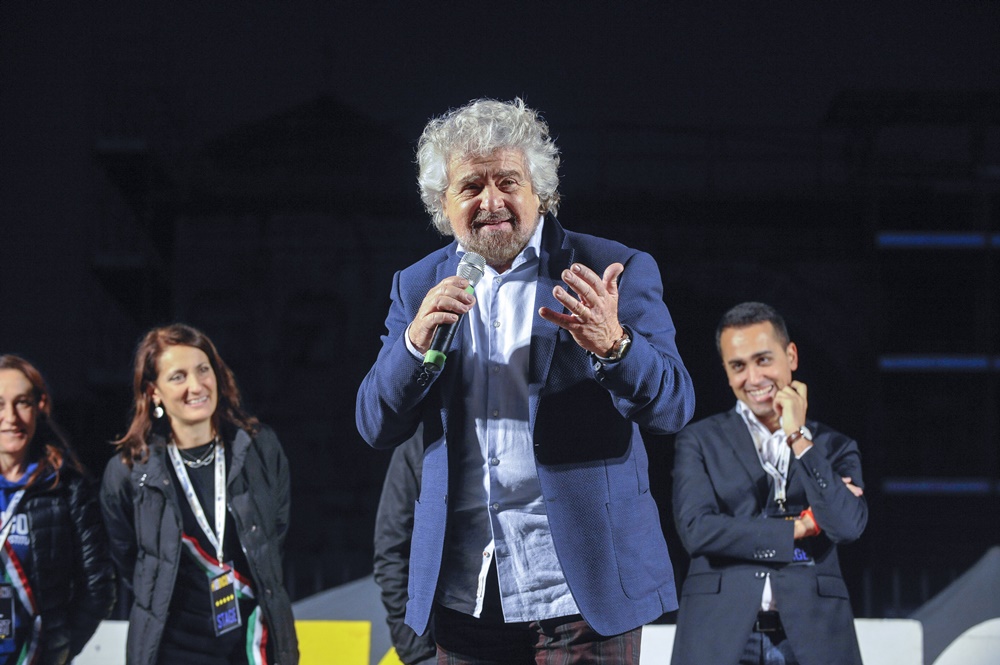 Carla Ruocco, Beppe Grillo e Luigi Di Maio