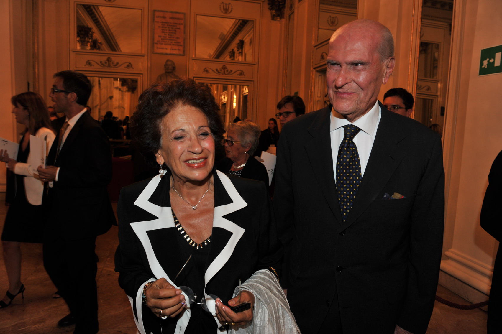 Sultana Razon e Umberto Veronesi