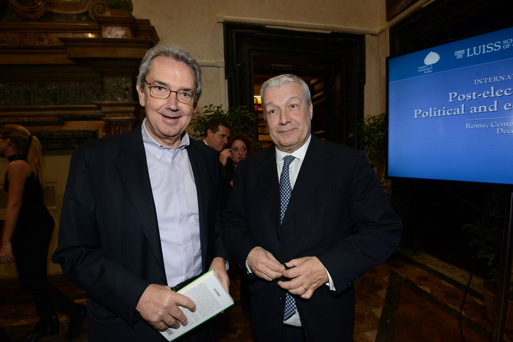 Franco Bernabè e Domenico Siniscalco