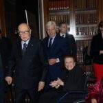Giorgio Napolitano, Giovanni De Gennaro e Beverly Pepper