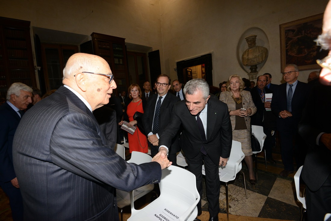 Giorgio Napolitano e Mauro Moretti