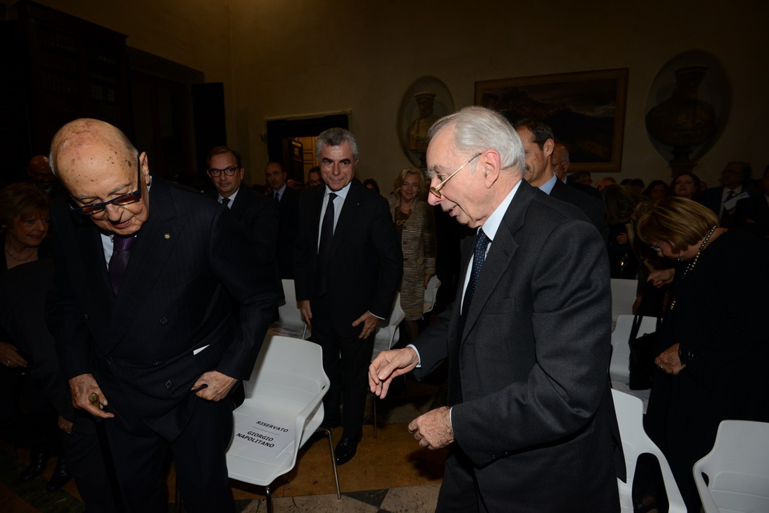 Giorgio Napolitano, Mauro Moretti e Giuliano Amato