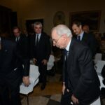 Giorgio Napolitano, Mauro Moretti, Giampiero Massolo e Giuliano Amato