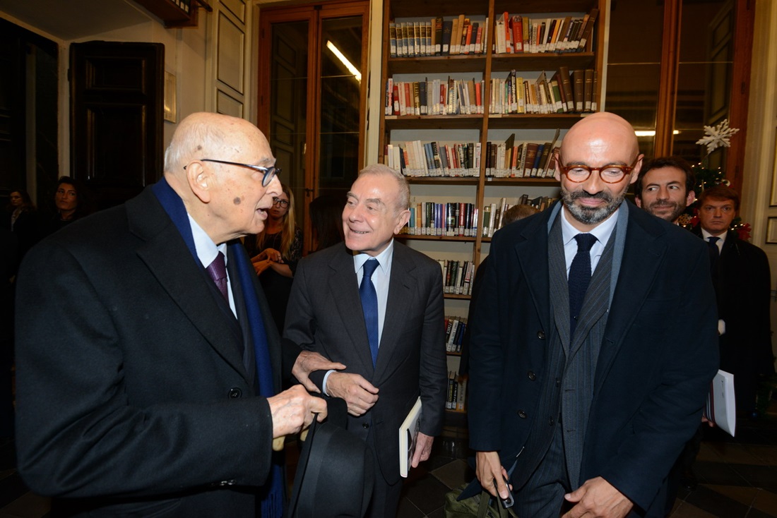 Giorgio Napolitano, Gianni Letta e Giulio Napolitano