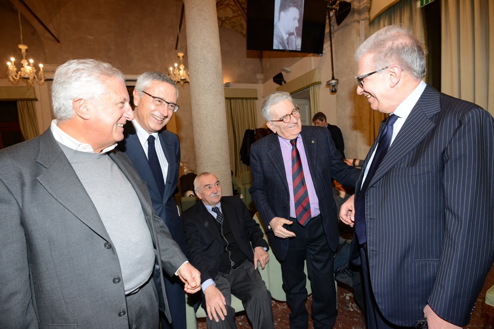 Raffaele Ranucci, Ugo Sposetti, Gianfranco Pasquino e Luigi Zanda