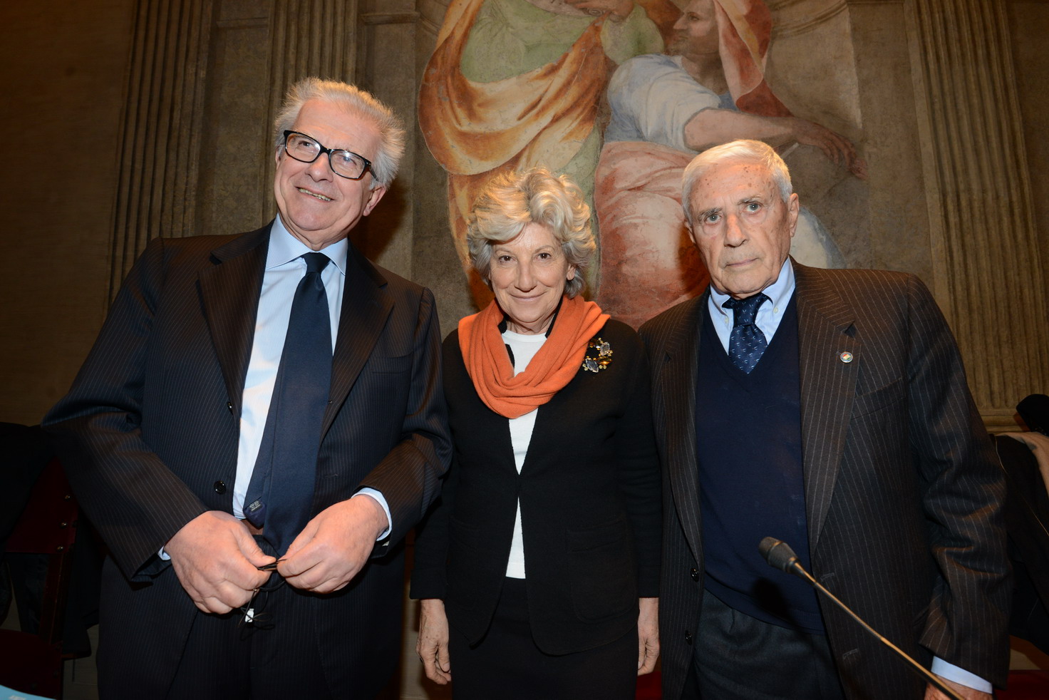Luigi Zanda, Flavia Piccoli Nardelli e Franco Marini