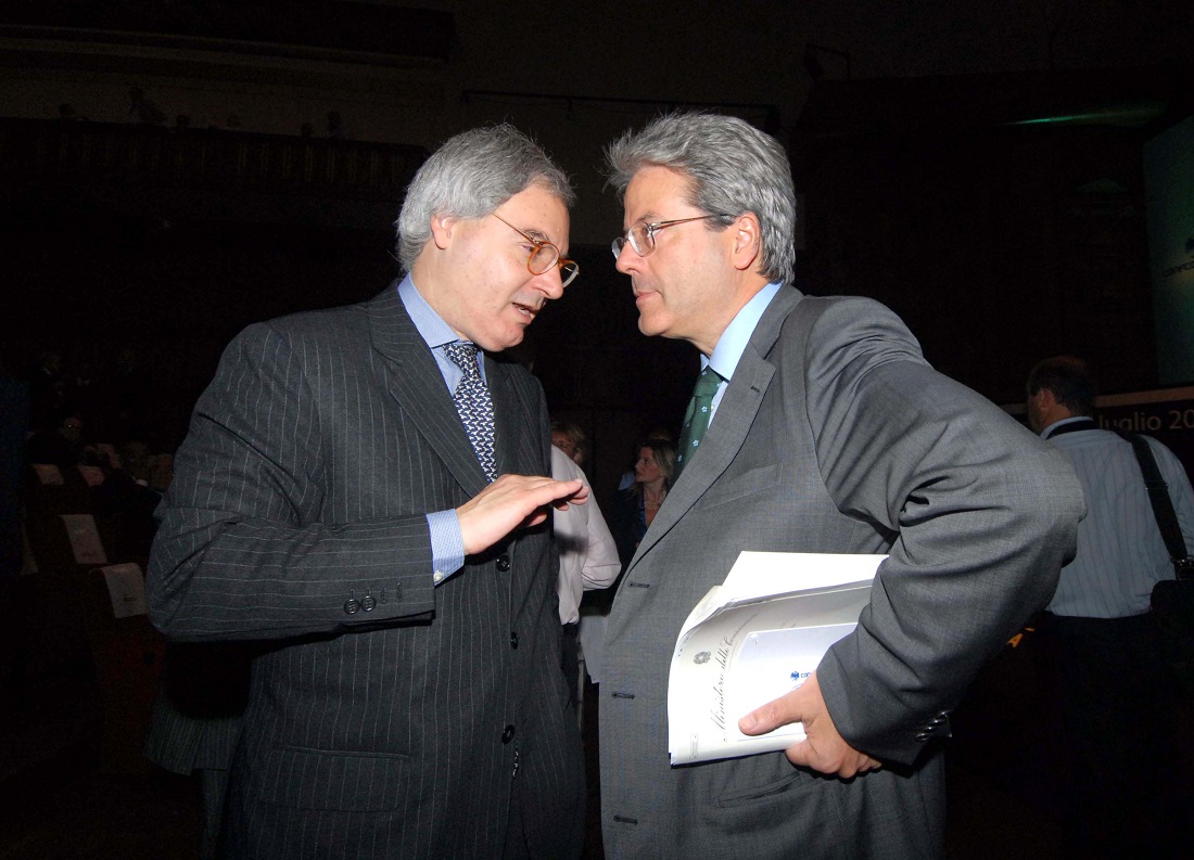 Maurizio Beretta e Paolo Gentiloni