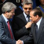 Paolo Gentiloni e Silvio Berlusconi