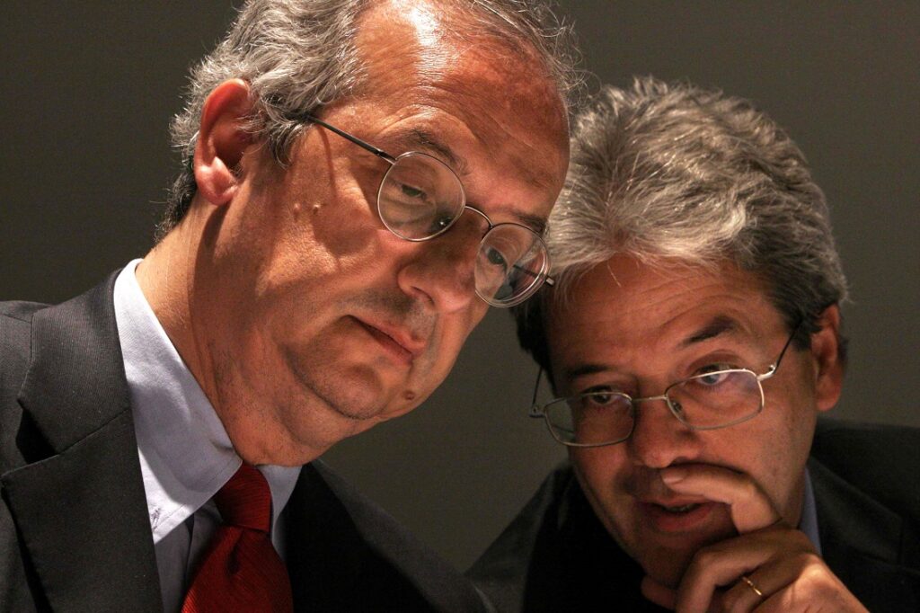 Walter Veltroni e Paolo Gentiloni