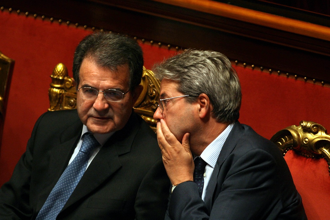 Romano Prodi e Paolo Gentiloni