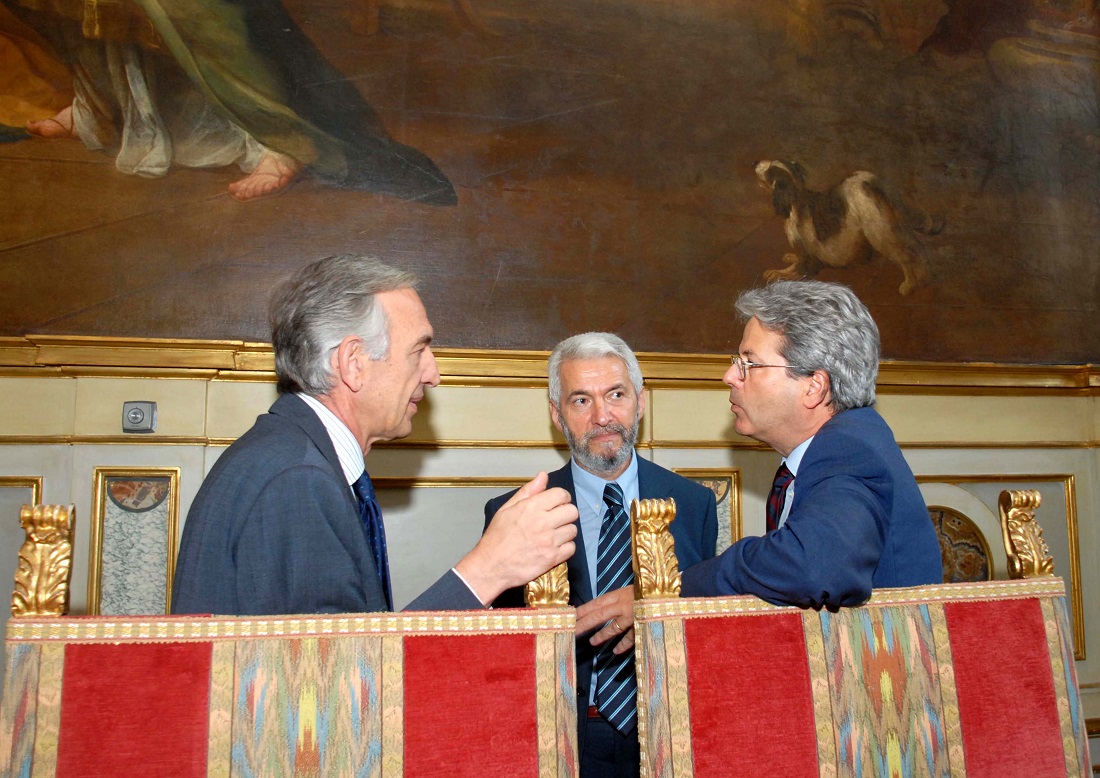 Massimo Sarmi e Paolo Gentiloni